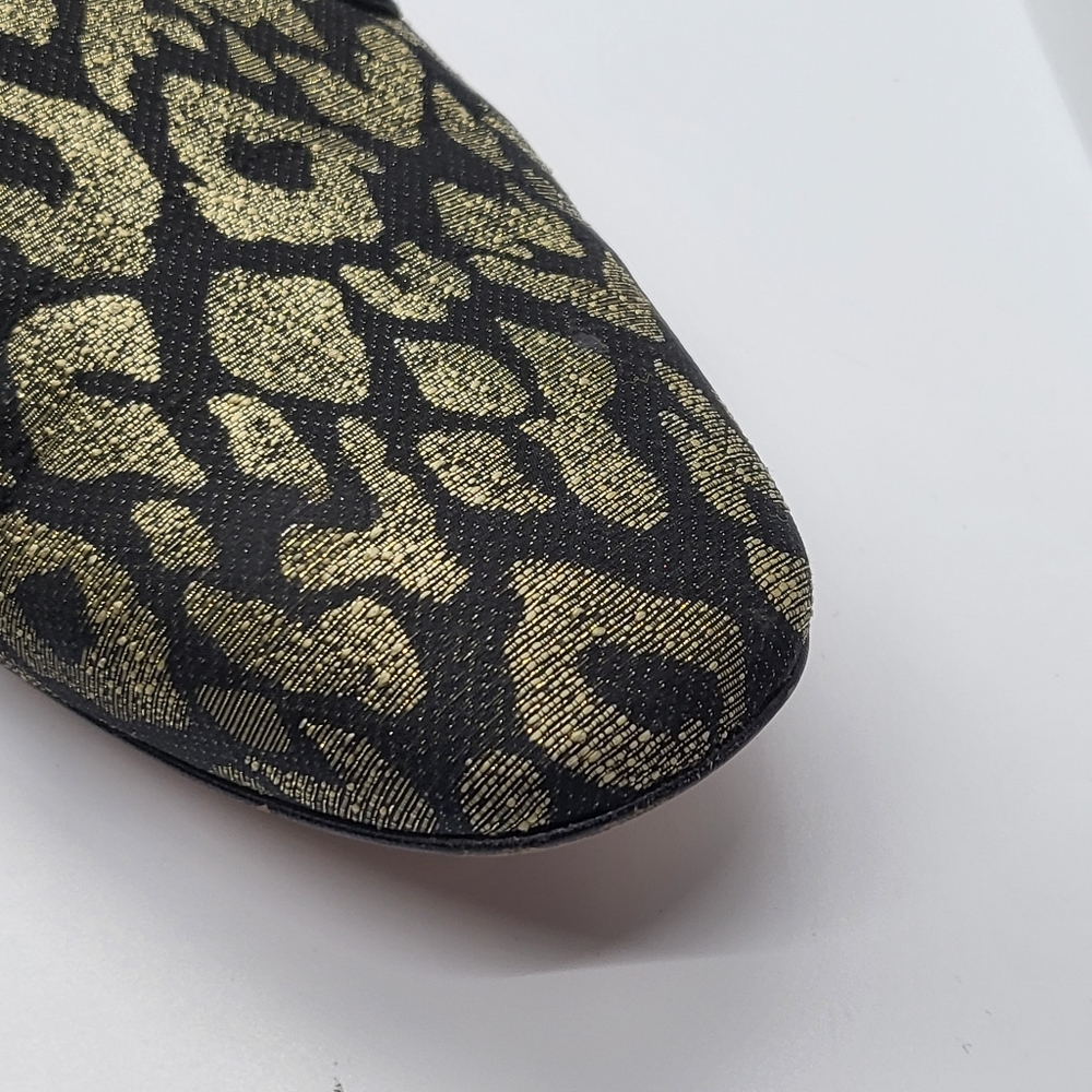 J. Crew Metallic Leopard Jacquard Loafers - Picture 3 of 9
